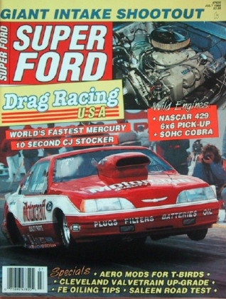 SUPER FORD 1988 JULY - SALEENS, 427 SOHC COBRA,427 XKE